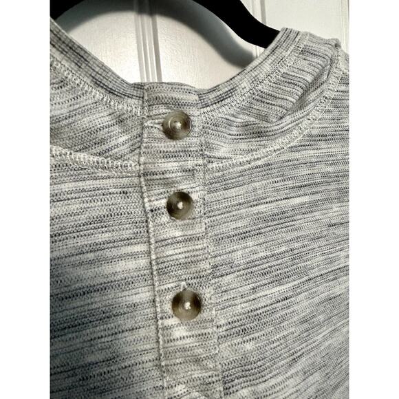 Carhartt Gray Pullover Hoodie Women's S/M Button Henley Pocket Gorpcore Casual - Picture 10 of 10